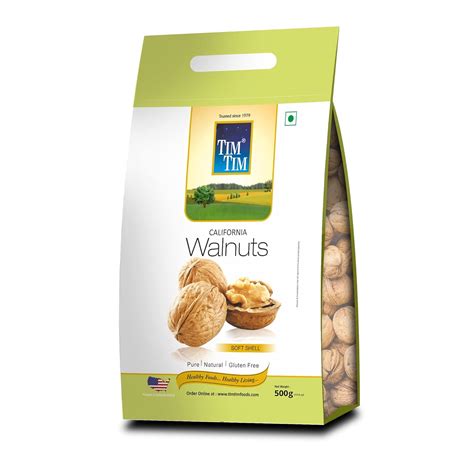 Tim Tim California Inshell Walnuts(Jumbo size Walnuts) 500 gm | Akhrot ...