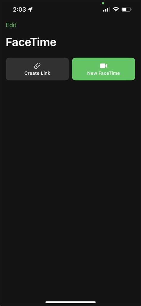 Facetime Audio Screenshot