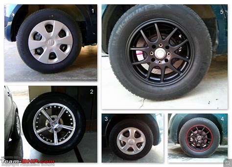 Maruti Ritz: My wheel & tyre upgrades - settled down after 4th set of ...