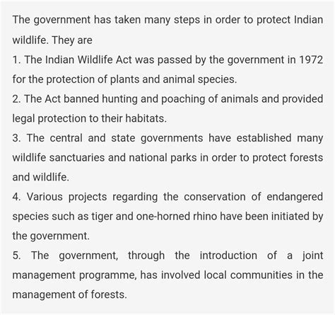 What steps have been taken under the wildlife protection act to save ...