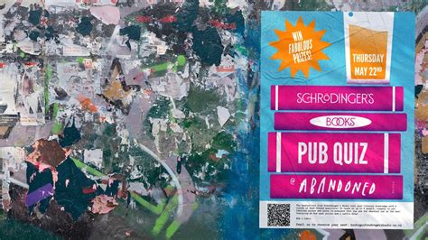 SBs PUB QUIZ @ Abandoned Petone!, Abandoned Petone, Lower Hutt, 22 May ...