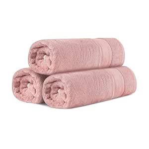 Himeya Bamboo Bath Towel|600 GSM|3 Piece Bamboo Towel for Men/Women ...