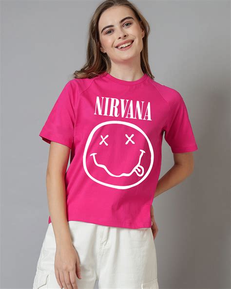 Nirvana Regular Fit Tshirt Women – Free Authority