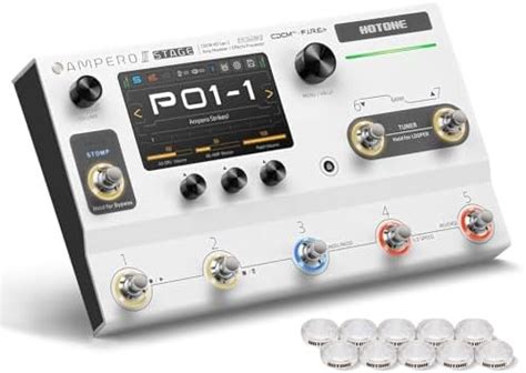 HOTONE Guitar Bass Multi-Effects Processor with Touchscreen Guitar Bass ...