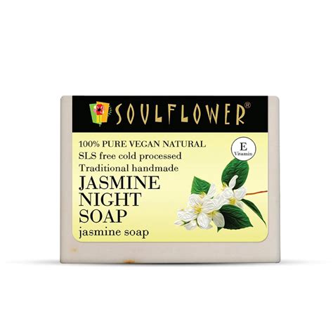 Buy Soulflower Jasmine Handmade Soap | 100% Pure, Natural & Cold ...