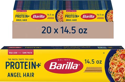 Amazon.com : BARILLA Protein+ (Plus) Angel Hair - Protein from Lentils ...
