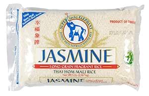 Super Lucky Elephant Jasmine Rice, 5 Pound (Pack of 6) : Amazon.in ...