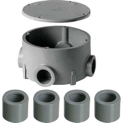 THOMAS & BETTS E970CDE-CTN Round Junction Box 1/2 In. to 3/4 In. Combo ...