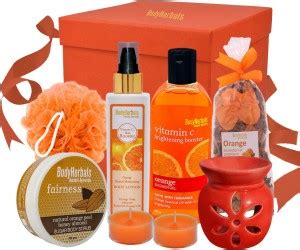 BodyHerbals Energising Orange Essentials Spa Hamper For Ultimate Bath ...