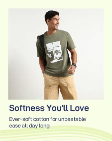 Buy Nobero Cotton Men's Solid Oversized Fit T-Shirt (1M-TWRT-C0748 ...
