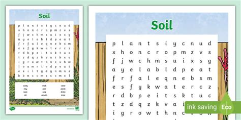 Soil Word Search | Geography and Science