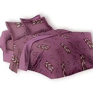 Kalibar Perfect Home Double Bed Sheet with 2 Pillow Cover (Pure Cotton ...