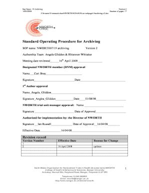 18 Printable standard operating procedures examples in office Forms and ...