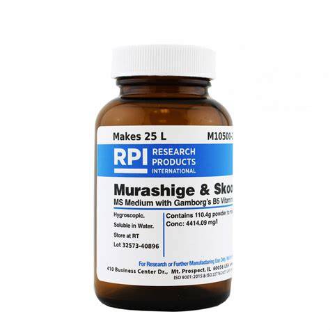 4414.09 mg/L, Powder, Murashige and Skoog - 30TY90|M10500-25.0 - Grainger