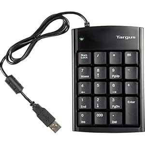 Amazon.in: Buy Targus PAKP004U USB Numeric Keypad with 2-port Hub ...