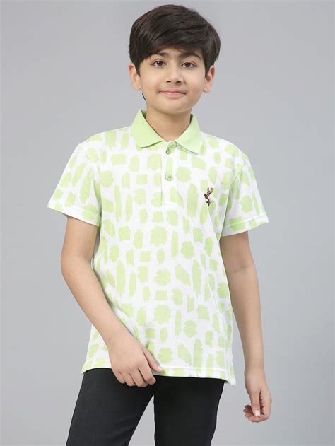 Lil Tomatoes Boys Cotton Polo T-shirt