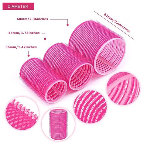 Self Grip Hair Curler Rollers Set - 31Pcs for Long, Medium, Short ...
