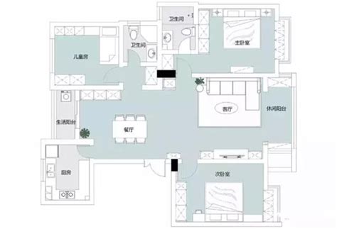 现代三居室110平米8.6万-清凉云晖装修案例-西安房天下家居装修网