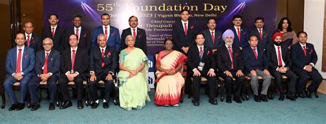 The President of India, Smt Droupadi Murmu graced the 55th foundation ...