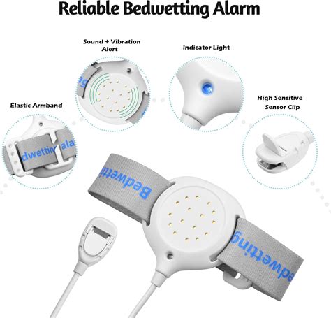 Buy Bedwetting Alarm for Older Kids with Loud Sound & Strong Vibration ...