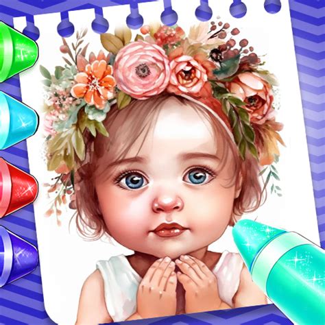 Adorable Babies Cuties Coloring Book For Kids : Coloring Adorable ...