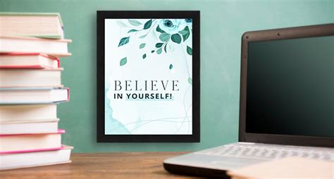 Interio Crafts Motivational Wall Frames - Believe in Yourself ...