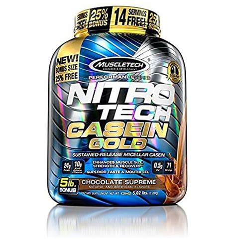 Muscletech Nitro Tech Casein Gold Chocolate Supreme – Classic Derma