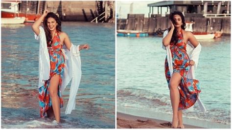 Huma Qureshi is here to take away your mid-week blues in printed maxi ...