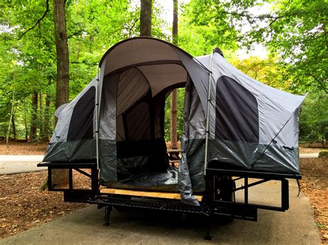 Double Duty Utility Camping Trailer | Tent trailer camping, Motorcycle ...