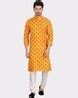 Buy Yellow Kurtas for Men by SHIWAM ETHNIX Online | Ajio.com