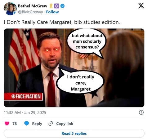 The JD Vance I Don’t Care Margaret Meme, Explained