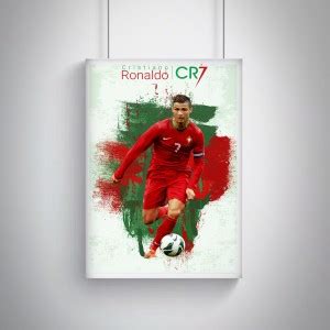 Cool, Trendy, Quirky Posters "Cristiano Ronaldo CR7 Portugal design ...