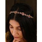 Gold Toned Handcrafted Brass Hathphool- Set of 2