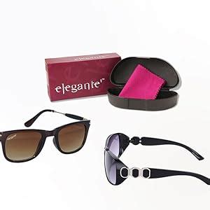 Buy ELEGANTE' combo of UV protected Brown Square and Oversized Purple ...