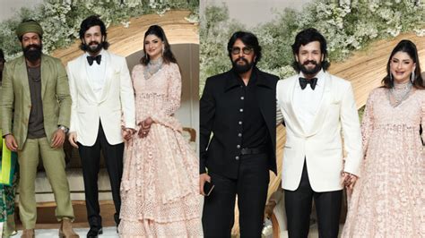 Akhil Akkineni-Zainab Ravdjee Reception: Yash, Nani, Kiccha Sudeep ...