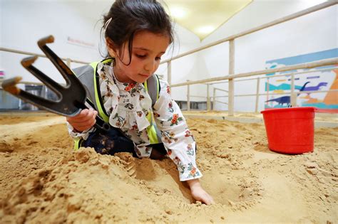 Dino Dig Site at OliOli children's sanctuary in Dubai | The National