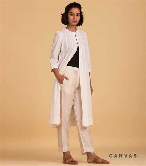 Natural solid chambray jacket – Canvas
