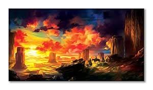 Tamatina Modern Art Canvas Painting | Wild Wild West | Abstract Art ...