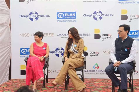 Harnaaz Kaur Sandhu discusses menstrual equity with young advocates at ...