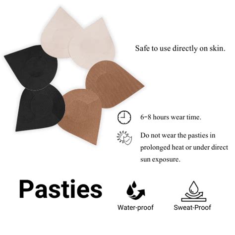 The Essential Tape Kit - 4 pair Precut Tape & 4 pair Stick on pasties ...