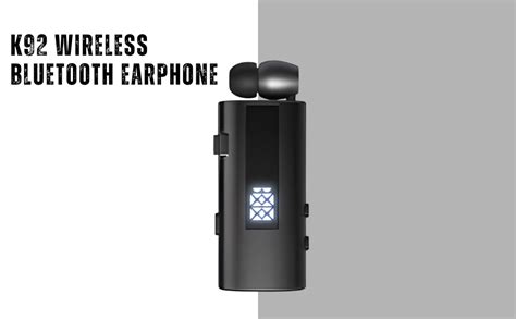 Drumstone (𝐒𝐩𝐞𝐜𝐢𝐚𝐥 𝟏𝟓 𝐘𝐞𝐚𝐫𝐬 𝐖𝐚𝐫𝐫𝐚𝐧𝐭𝐲 "K92 Wireless Bluetooth Earphone ...