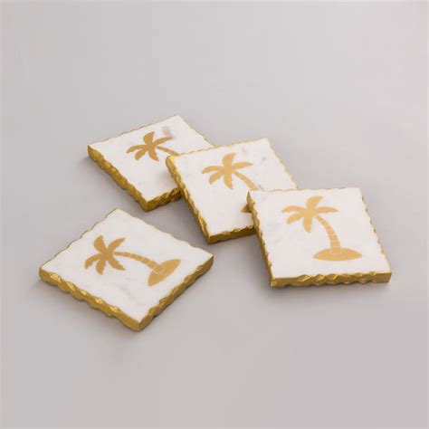 Shop Wooden Canister Set & Square Marble Coasters – Indecrafts