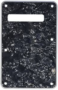 Kmise A7590 3-Ply Back Plate Cavity Cover for Fender Strat Replacement ...