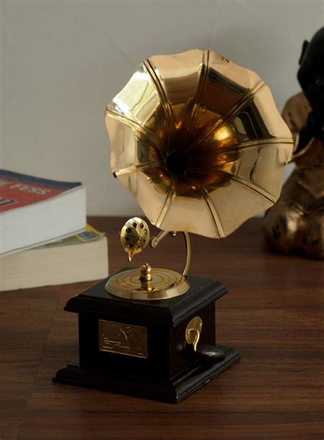 eCraftIndia Antique Music Decorative Canon Brass Showpiece (10 cm x 10 ...