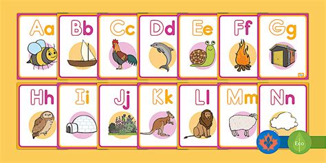 Alphabet Display Poster French