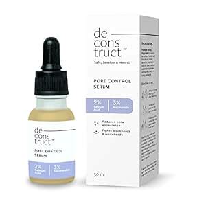 Deconstruct Pore Control Face Serum |2% Salicylic Acid 3% Niacinamide ...