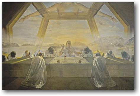 Buy CHENGNAN Salvador Dali Poster The Sacrament of The Last Supper ...