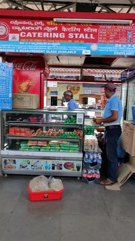 Menu at Catering Stall, Kazipet