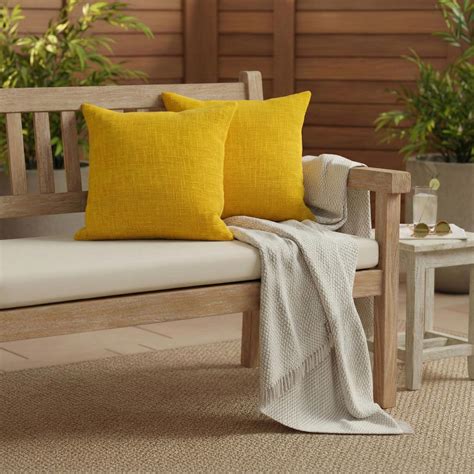 Yellow Plain Color Cushion Cover Set of 5 Online at DMAASA – Dmaasa