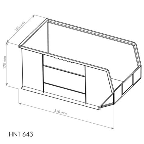 BIN BOX SPAREPART BESAR SERBAGUNA HANATA HNT 643 KOTAK AKSESORIS UKURAN ...